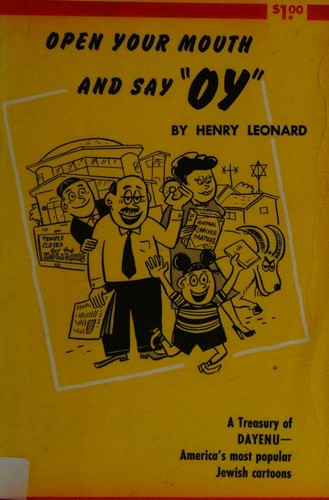 Cover for Open your mouth and say "oy."