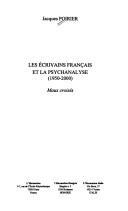Cover for Les écrivains français et la psychanalyse