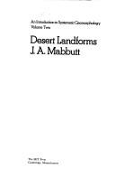 Cover for Desert landforms