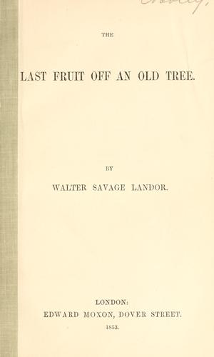 Cover for The last fruit off an old tree.
