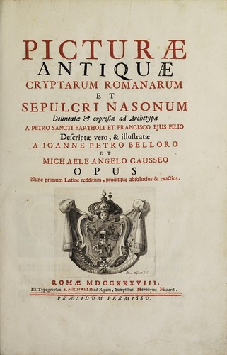 Cover for Picturae antiquae cryptarum romanarum et sepullcri Nasonum