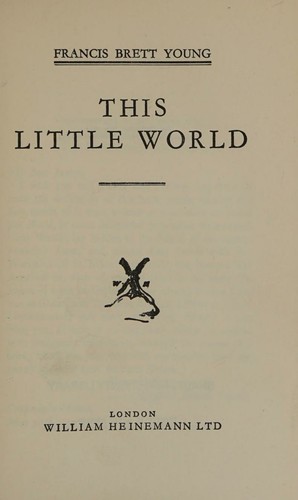 Cover for This little world.