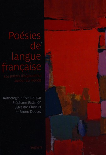 Cover for Poésies de langue française