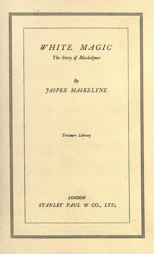 Cover for White magic