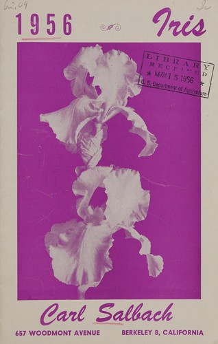 Cover for 1956 iris