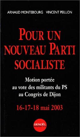 Cover for Pour un nouveau parti socialiste