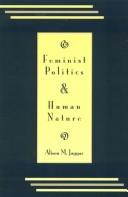 Cover for Feminist politics and human nature