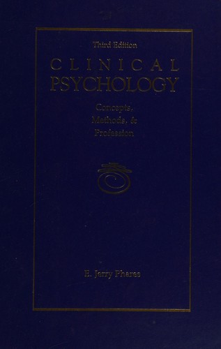 Cover for Clinical psychology