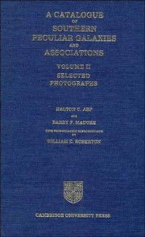 Cover for A catalogue of southern peculiar galaxies and associations