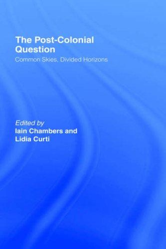 Cover for The Postcolonial Question