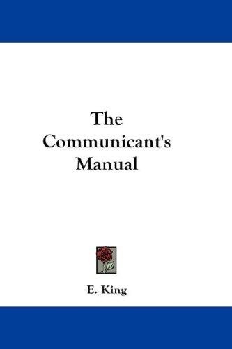 Cover for The Communicant's Manual