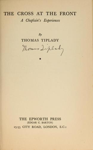 Cover for The cross at the front