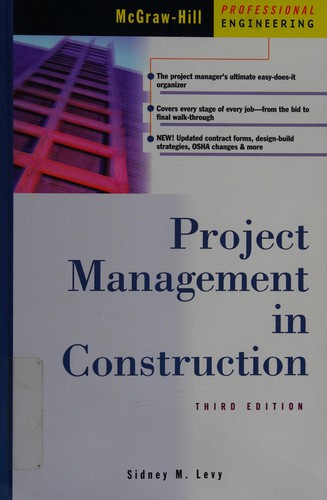 Cover for Project management in construction