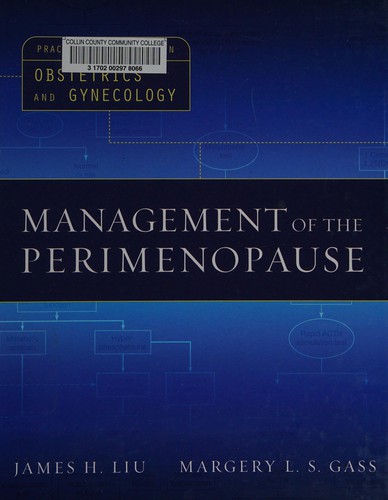 Cover for Management of the perimenopause