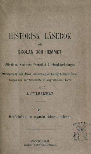 Cover for Historisk läsebok för skolan och hemmet