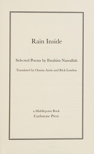 Cover for Rain inside