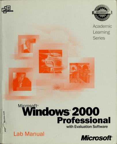 Cover for Microsoft Windows 2000 professional