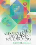 Cover for Child and adolescent development for educators