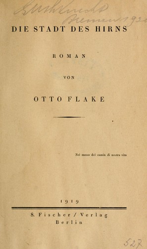 Cover for Die Stadt des Hirns