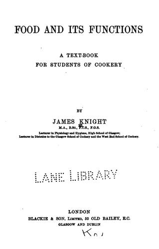Cover for Food and its functions