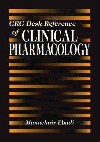 Cover for CRC desk reference of clinical pharmacology