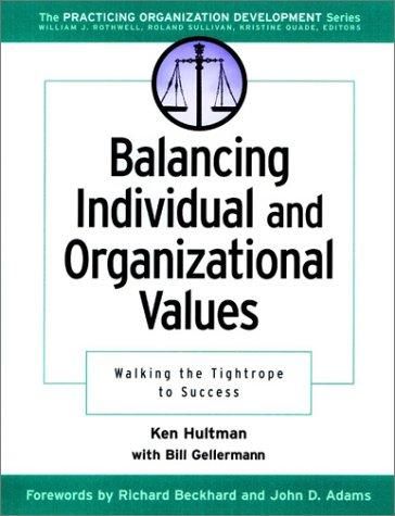 Cover for Balancing Individual and Organizational Values