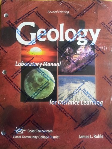 Cover for Geology Laboratory Manual for Distance Learning