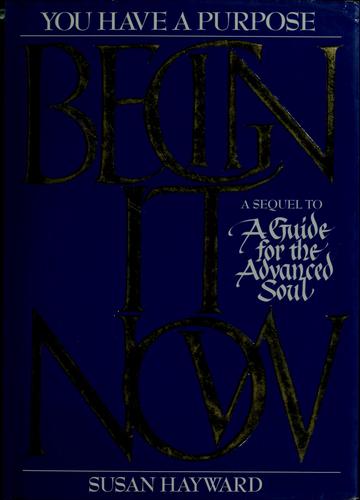 Cover for Begin it now