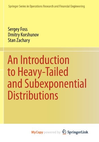 Cover for An Introduction to Heavy-Tailed and Subexponential Distributions