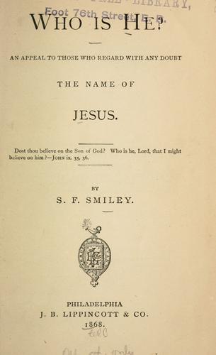 Cover for Who is He?