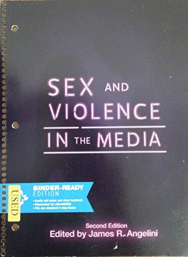 Cover for Sex and Violence in the Media