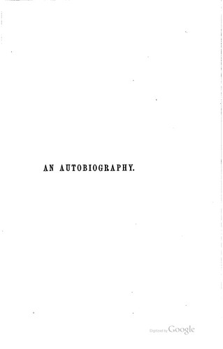Cover for An autobiography