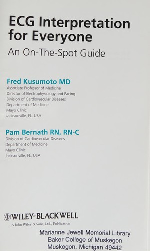 Cover for ECG interpretation for everyone