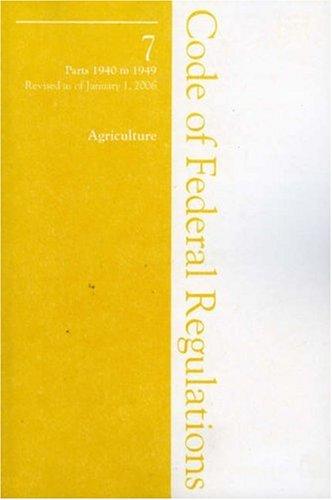 Cover for 2006 07 CFR 1940-1949 (Farmers Home Administration)