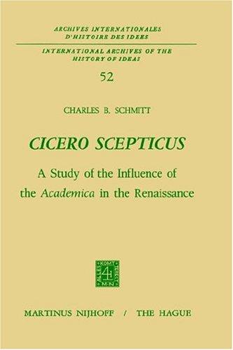 Cover for Cicero Scepticus