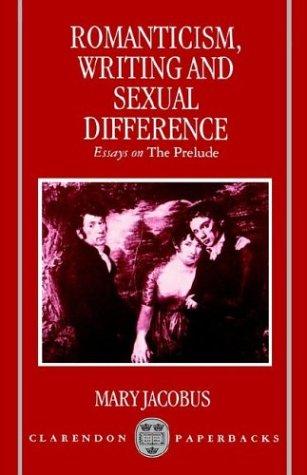 Cover for Romanticism, Writing, and Sexual Difference