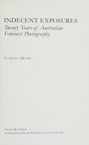 Cover for Indecent exposures