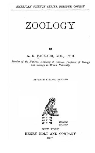Cover for Zoology