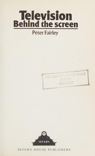 Cover for Television, behind the screen