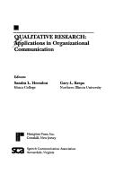Cover for Qualitative Research