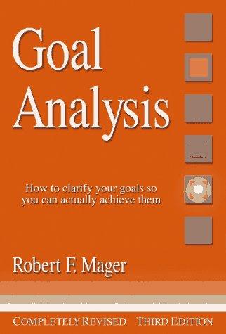 Cover for Goal analysis