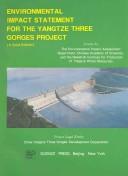 Cover for Environmental Impact Statement for the Yangtze Three Gorges Project