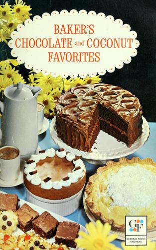 Cover for Baker's chocolate and coconut favorites.