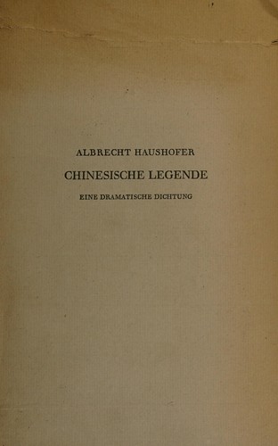 Cover for Chinesische Legende