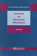 Cover for Lectures on Quantum Mechanics (Texts & Readings in Physical Sciences)
