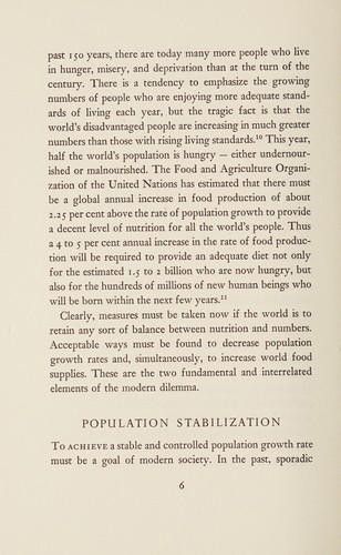 Cover for The race between procreation and food production.