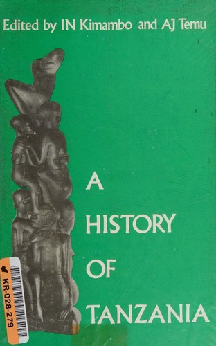 Cover for A history of Tanzania