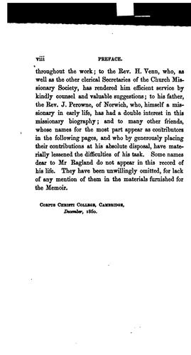 Cover for A Memoir of the Rev. Thomas Gajetan Ragland: Fellow of the Corpus Christi College, Cambridge ...