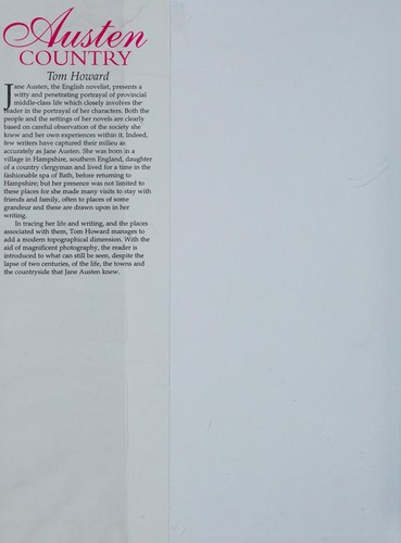 Cover for Austen Country