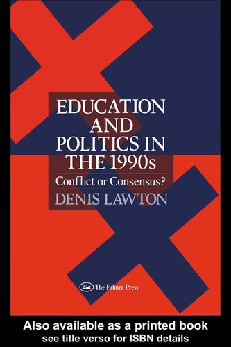 Cover for Education and politics in the 1990s